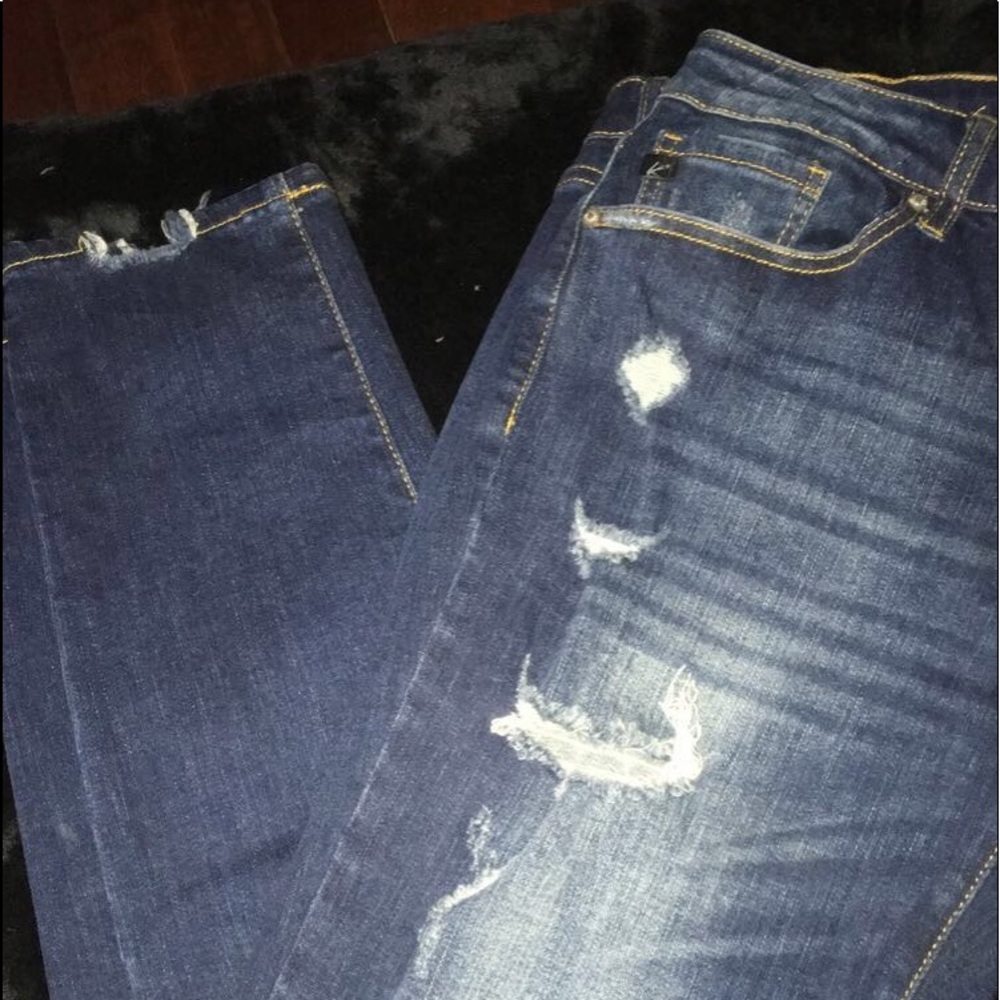 Dark washed jeans
